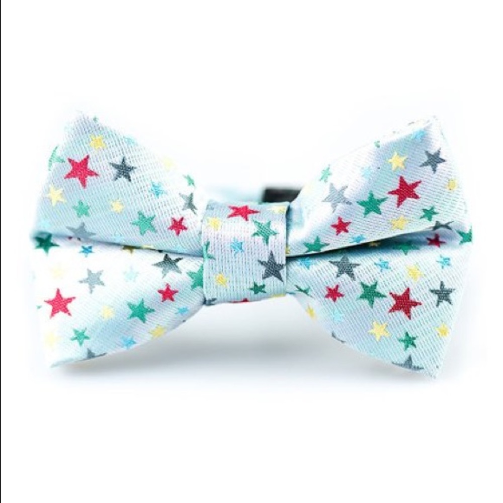 Littlest Prince Couture Twinkle Star Print Bowtie - Picture 1 of 1
